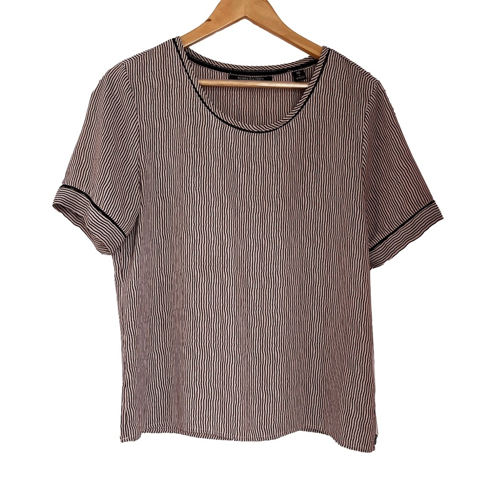 Scotch & Soda Wave Print Blouse